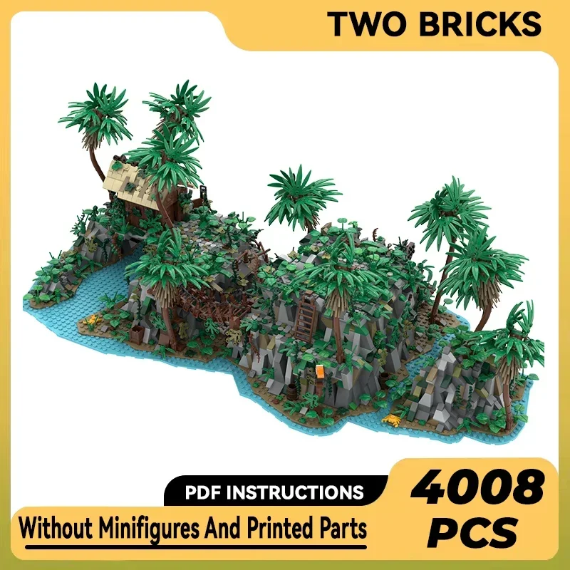 Famous Movie Model Moc Building Bricks Wealth Pirate Island Technology Modular Blocks Gifts Christmas Toys DIY Sets Assembly