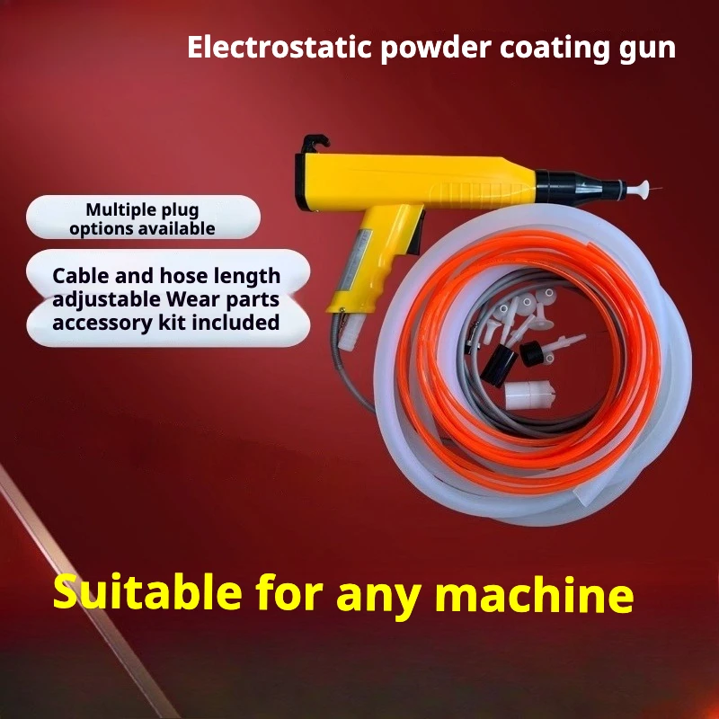 

1 Set Replacement Electrostatic Powder Spray Gun Suitable for All brands K-C-I Coating Machine