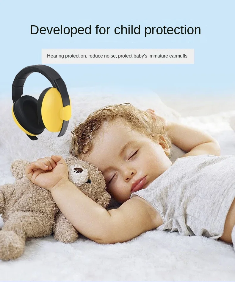 Newborn Children's Photography Accessories Baby Soundproof Earmuffs Child Protection Noise Proof Sleep Earphones