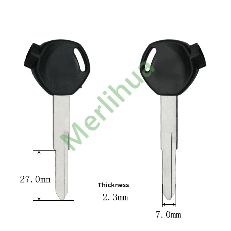 Honda motorcycle key, suitable for: Honda Xindazhou Wuyang WH100 Joy 125CC Jiaying motorcycle key embryo(including magnet)