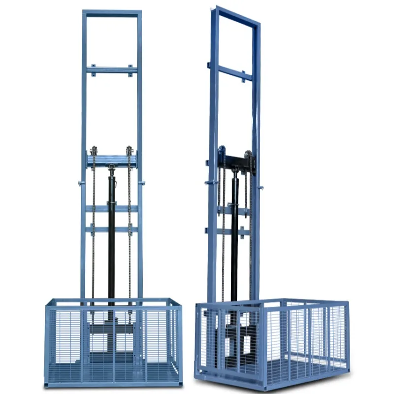 

Electric small lifting platform for cargo elevator guide rail of hydraulic elevator