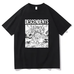 Pop Surfpunk Band Descendents T-shirt Men Summer Short Sleeve Tee-shirt Streetwear Graphic Printing Tshirt Grunge Fashion Tees