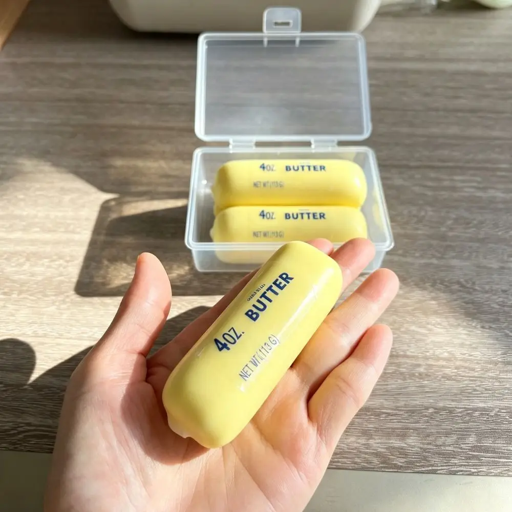 Butter Stick Wax Cracking Squeeze Crackable Texture Crispy Feel Crunchy Sound Ball Cheese Handmade Craft Crispy Stress Balls