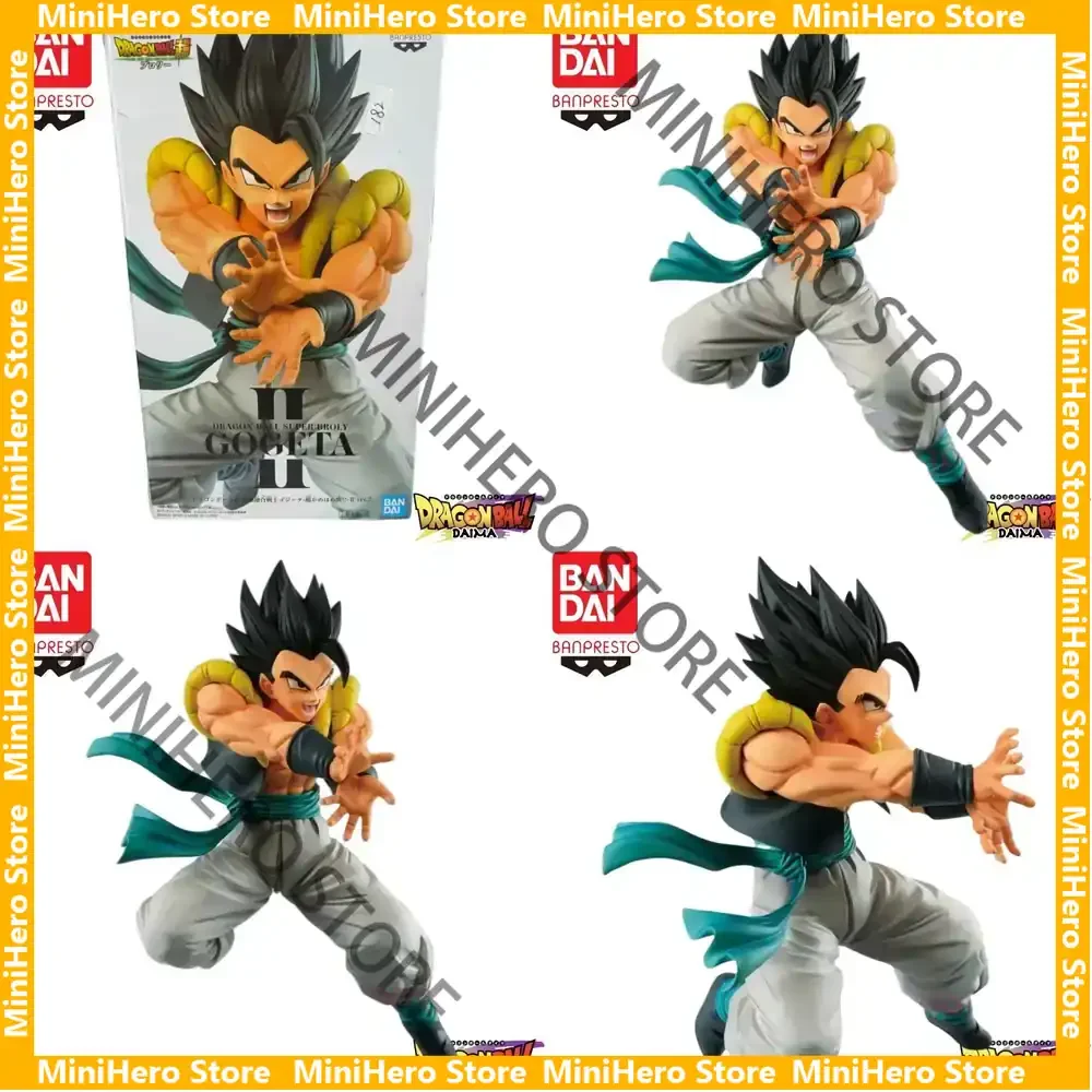 

In Stock Original Bandai Banpresto Dragon Ball Gogeta Ver 3 PVC Action Figure 1/8 Display Collectible
