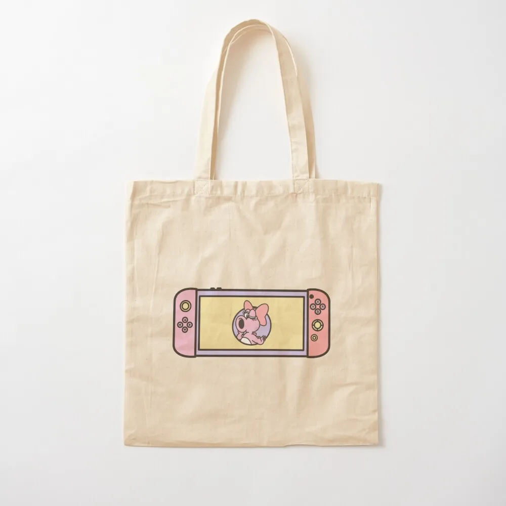 

Birdo Switch Tote Bag handbag sac pour femme supermarket folding bag canvas bags