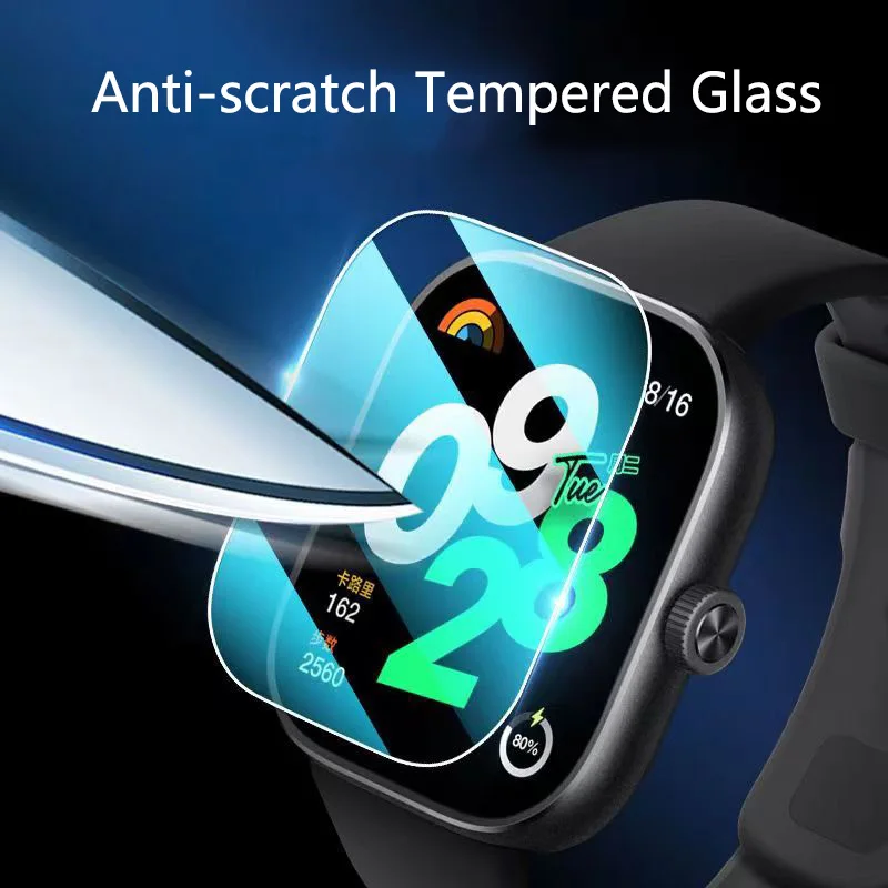 

Закаленное стекло 9H для Xiaomi Redmi Watch 4, прозрачная защита экрана HD, защитная стеклянная пленка для Mi Redmi Watch 4, аксессуары
