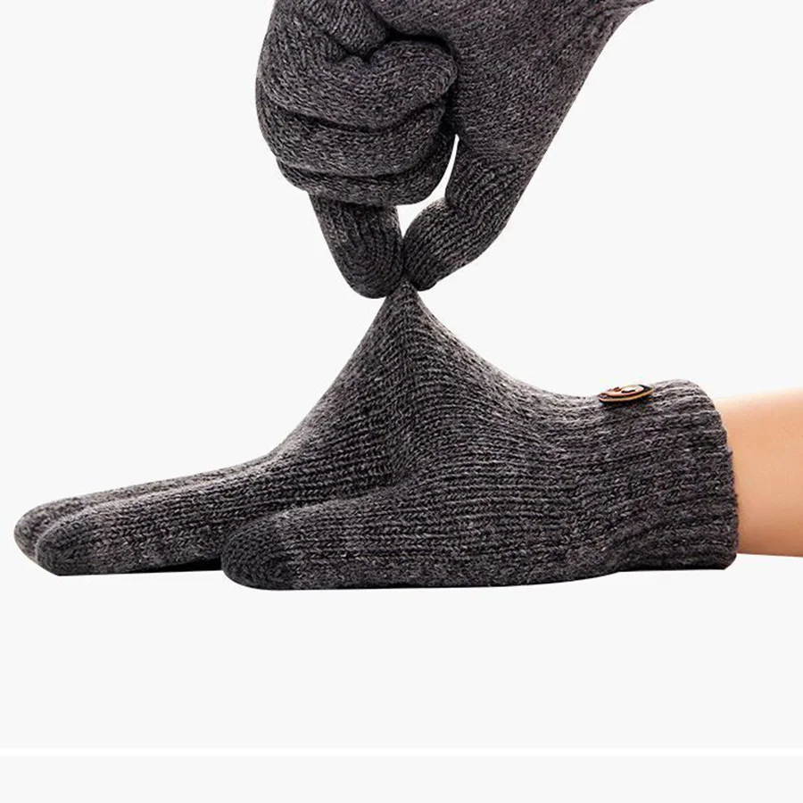 قفازات عالية المرونة تعمل باللمس النساء الرجال الشتاء في الهواء الطلق الجري سوبر الدافئة تمتد محبوك القفازات كامل فنجر قفازات ركوب الدراجات