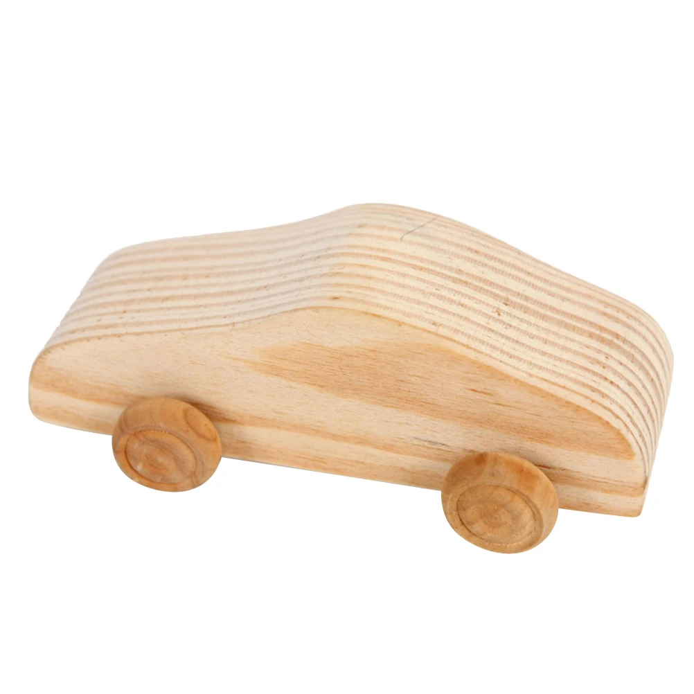 

Wooden Car DIY Painting Model Blank Wood Craft Toy H made Mold Premium Natural Wood Smooth Finish Creative Lovely Classroom