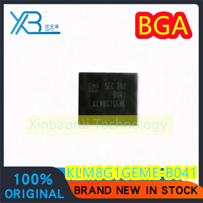 

(2/20pieces) KLM8G1GEME-B041 KLM8G1GEME FBGA153 100% good quality original font chip EMMC new electronics