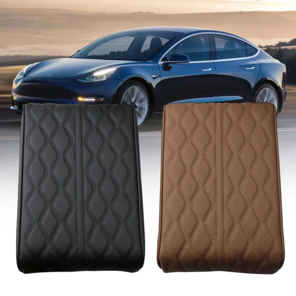 Car Central Armrest Box Pad Armrest Support Memory Cotton Booster Pad for Tesla Model 3 Model3 2016 - 2022 Accessories