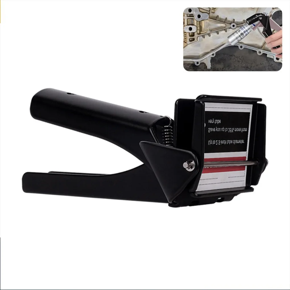 

Silicone Tube Extrusion Dispensing Tool 2.5in Industrial Size RTV Silicone Tube Extrusion Dispenser Black