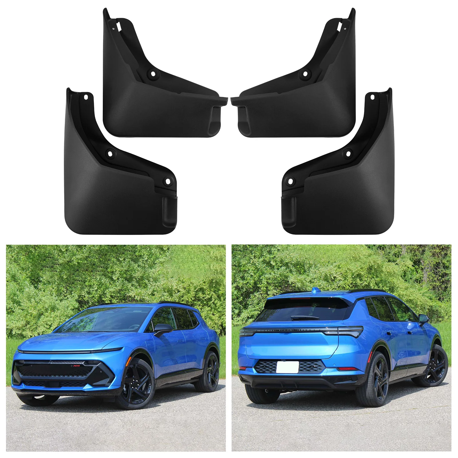 

Для Chevrolet Equinox EV 2024-2025, кожа крыла автомобиля, простая установка, автомобильные аксессуары, расширители крыльев, автомобильное крыло 2024 2025