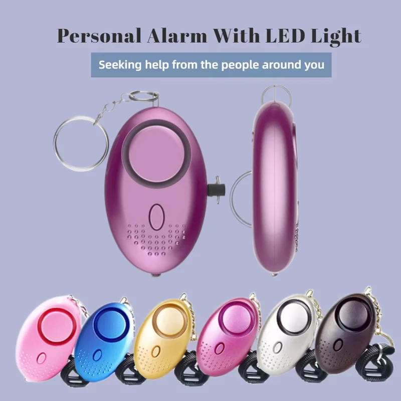 130db Protect Alert Personal Defense Siren Anti-attack Security for Children Girl Older Women Carrying Loud Emergency Alarm