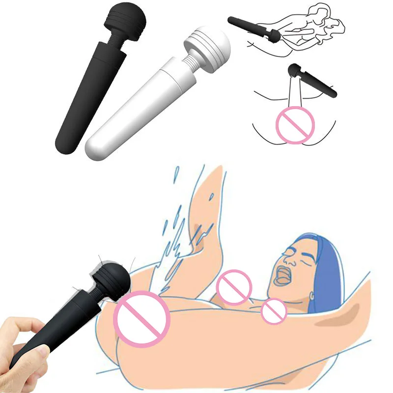 Huge Magic Wand Vibrators For Women Erotic Toys Big AV Stick Female G Spot Massager Clitoris Stimulator Adult Sex Toys For Woman