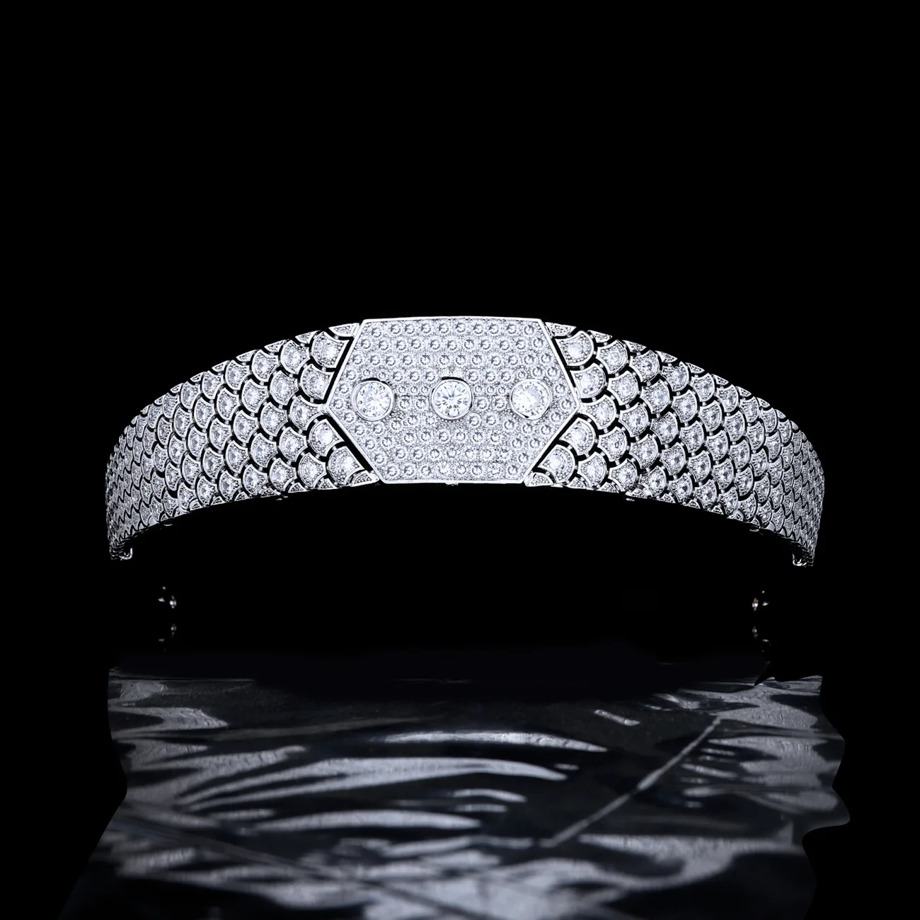 

Understated Noble Jewelry Women Headwear Crown Dress Accessories for Dubai Party Host Travel Wedding Holiday Gift Bridal H-22