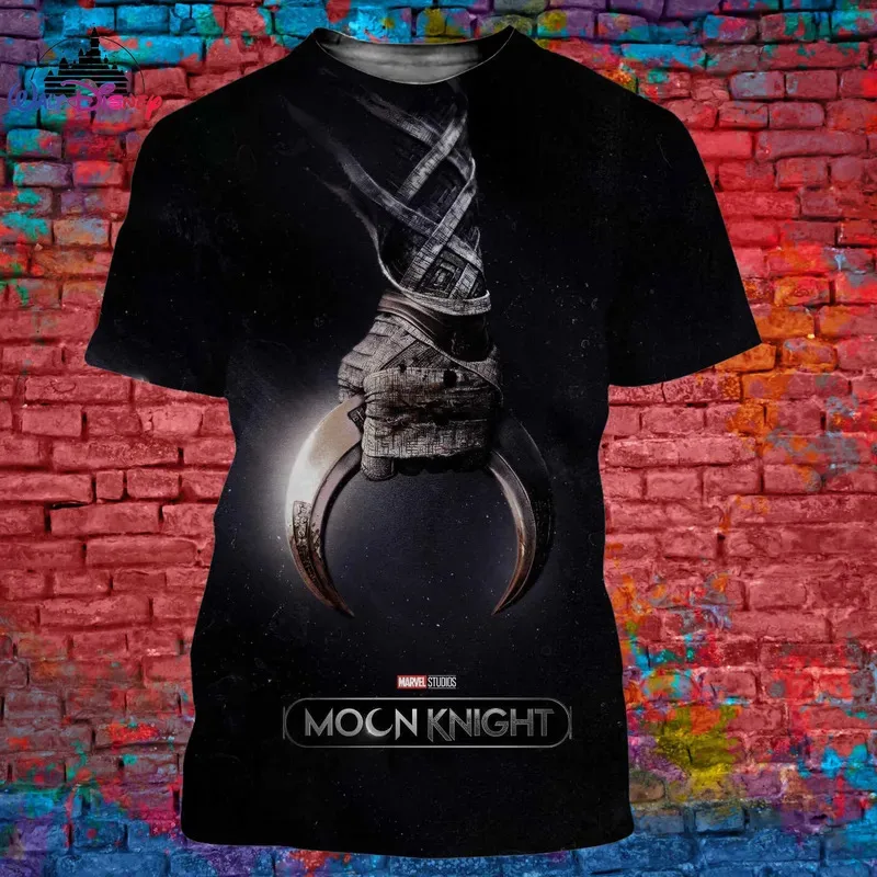 Miniso Moon Knight men women T shirt casual style 3D print summer casual streetwear tee Tokyo Revengers T shirt Y2K Roupa