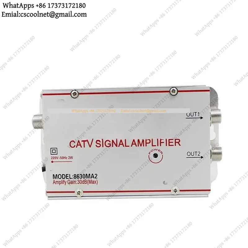 JS01 CATV Signal Amplifier Analog Digital TV Booster Ground Wave Signal Enhancer Home Cable Replacement Parts