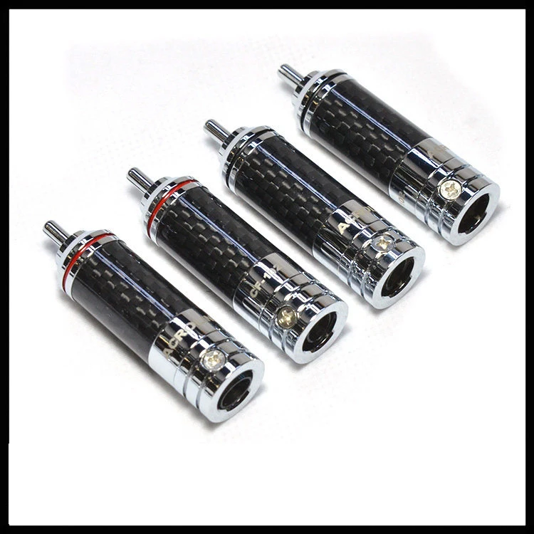 ACROLINK CF-102(R) Rhodium-Plated Carbon Fiber RCA Plug