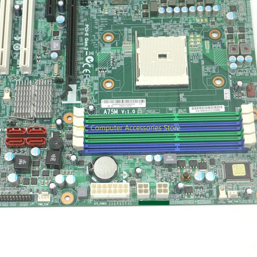 Untuk Lenovo ThinkCentre M78 Motherboard Desktop A75M V:1.0 03T7232 D3F2-LM3 FM2 DDR3 Mainboard 100% diuji