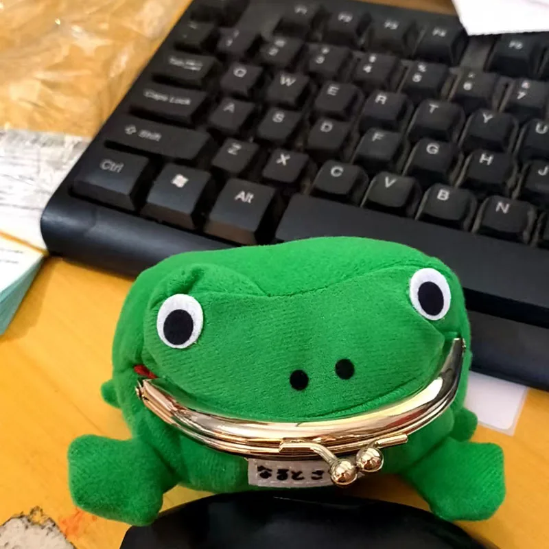 Kawaii Anime Naruto Green Frog Cosplay Coin Purse Wallet Birthday Gifts For Fans gallery 3