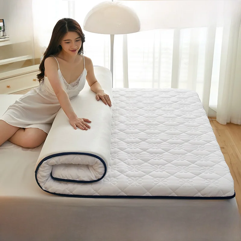 Colchón de Látex Ensado, Base Suave para Cama Doble, Ideal para Alquiler, Dormitorio Individual, Uso Doméstico, Resistente...