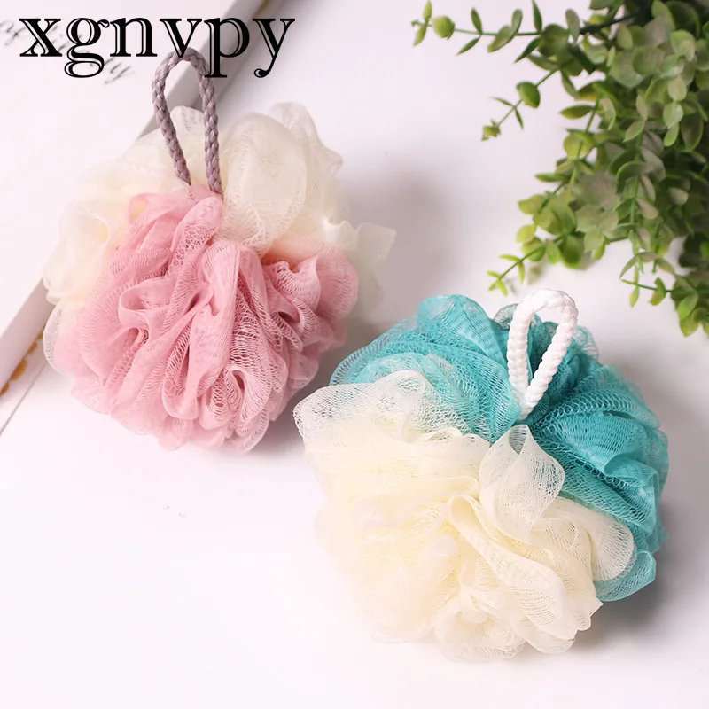 xgnvpy New High Quality Durable Color Matched Home Large Bath Ball Flower Premium Unisex Bath Accessory