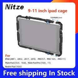 NITZE 9-11 Inch Ipad Cage Expansion Parts For IPAD (AIR1、AIR2、2017. 2018、PRO 9.7、PRO 10.5、PRO11)