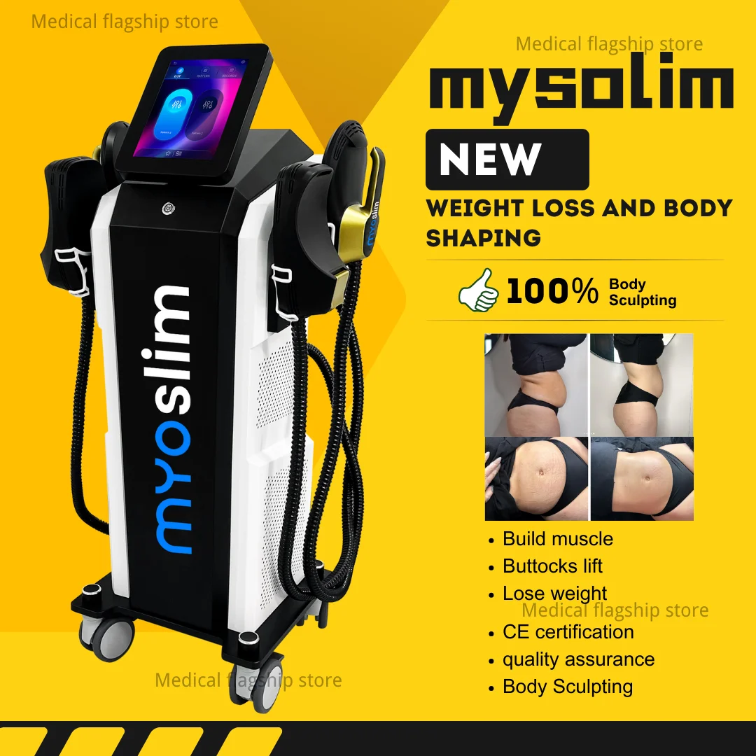 

Myoslim 15 Tes 6500W NEO Slimming Nova Fat Burning Muscle EMS Body Electromagnetic Stimulation Hiemt Pro Foldable Screen