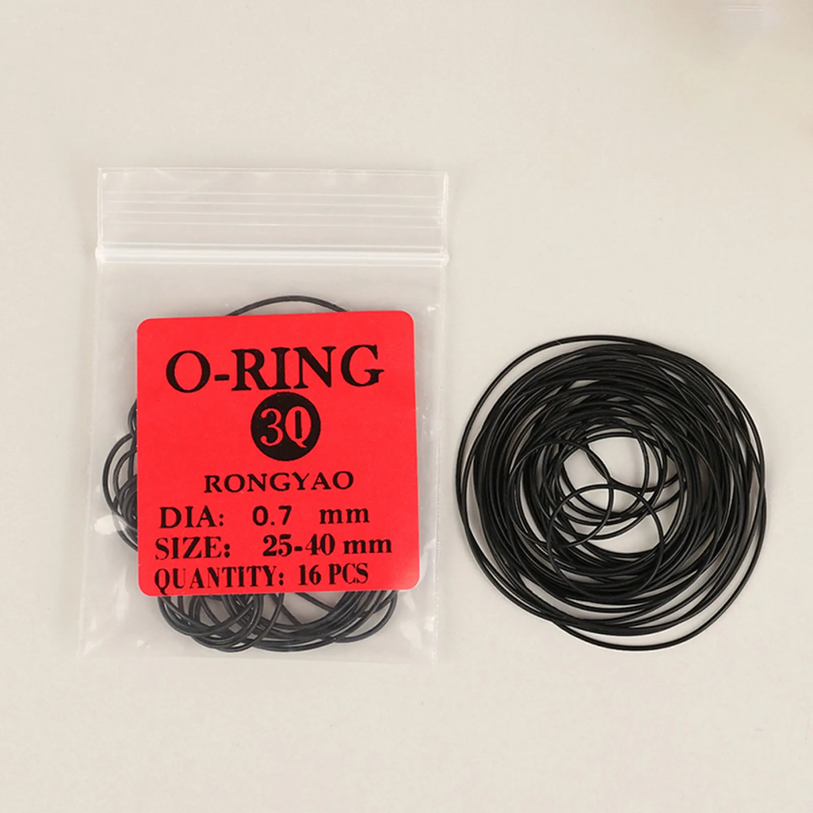 1 Pack 0.5/0.6/0.7/0.8mm Watch O-shaped Ring Rubber Watch Back Cover Gaskets Watch Repair Tool For Watchmaker Watch Accessories