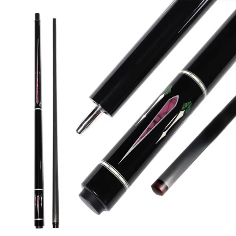 

Premium 2-piece carbon fiber pool cue, 12.9mm large tip, anti-slip and durable.
