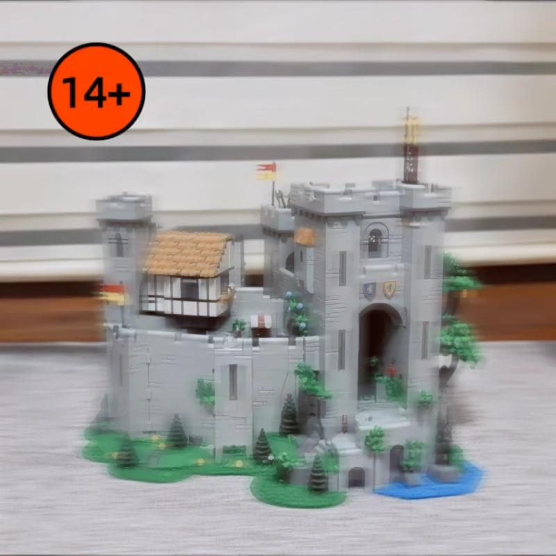 

В наличии 4514 шт. большой замок строительные блоки ретро средневековья модель кирпичи домашний декор игрушки для взрослых подарки на день рождения и Рождество
