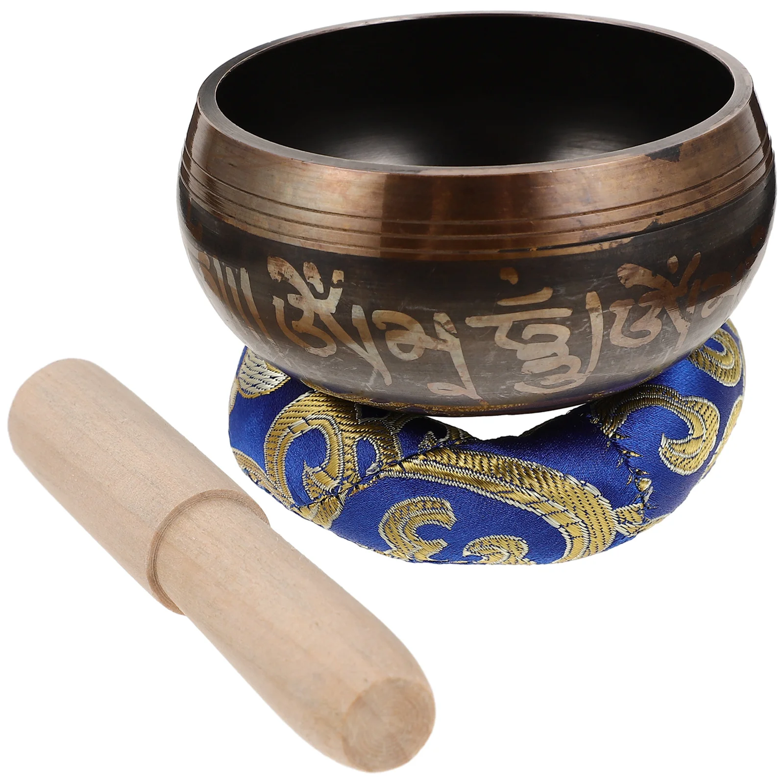 

1Set Premium Copper Meditation Singing Bowl Home Decor Buddhist Gift Yoga Relaxation Sound Bowl Accessory Sound Bowls