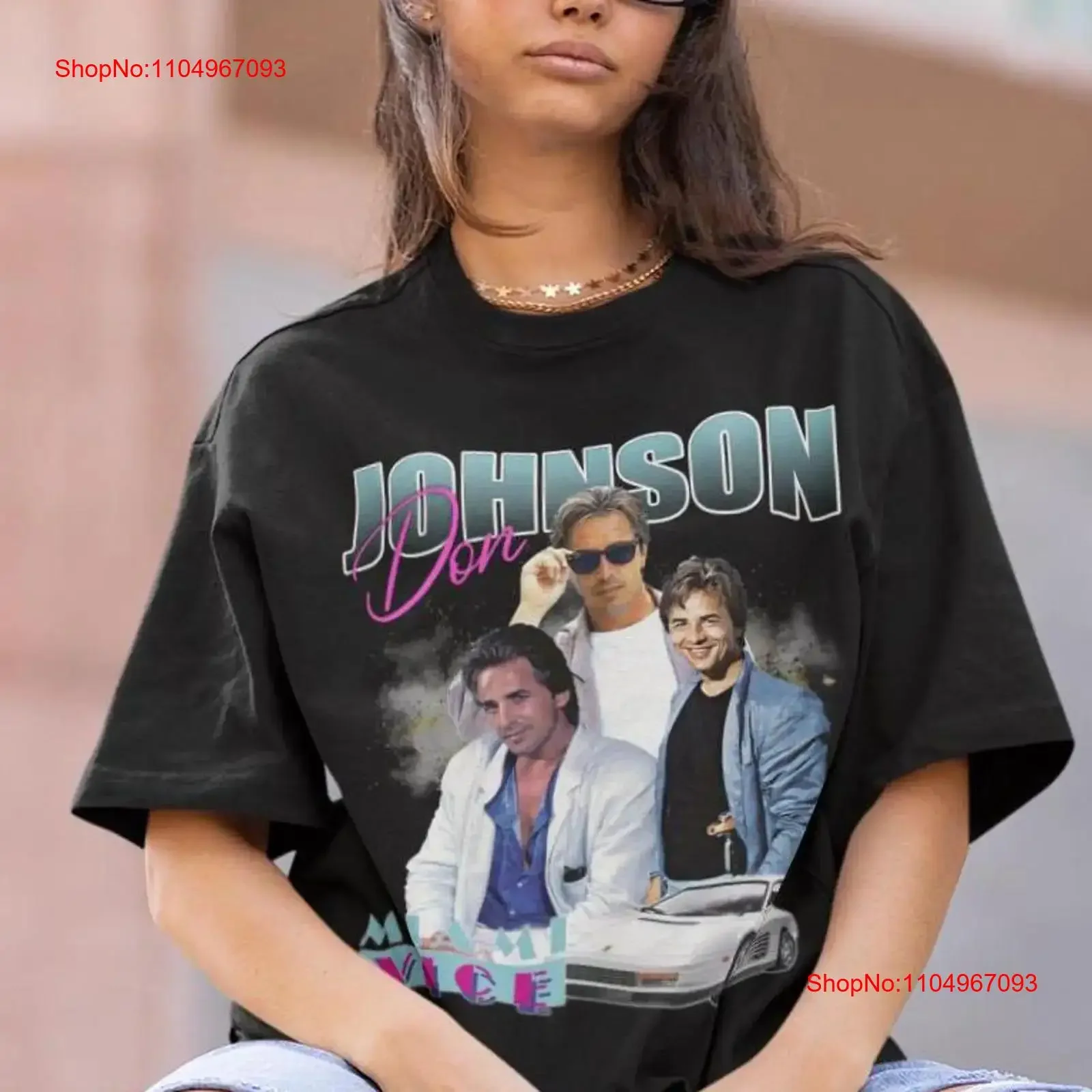 

Винтажная футболка Don Johnson, винтажная стираная эластичная домашняя дизайнерская одежда, дышащая мягкая уличная одежда, слегка