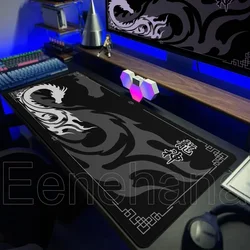 Art Innovation Japanese Dragon Large Gaming Table Pads XXL Keyboard Gamer Mouse Pad New Design Desk Mat Anime 900x400 HD Carpets