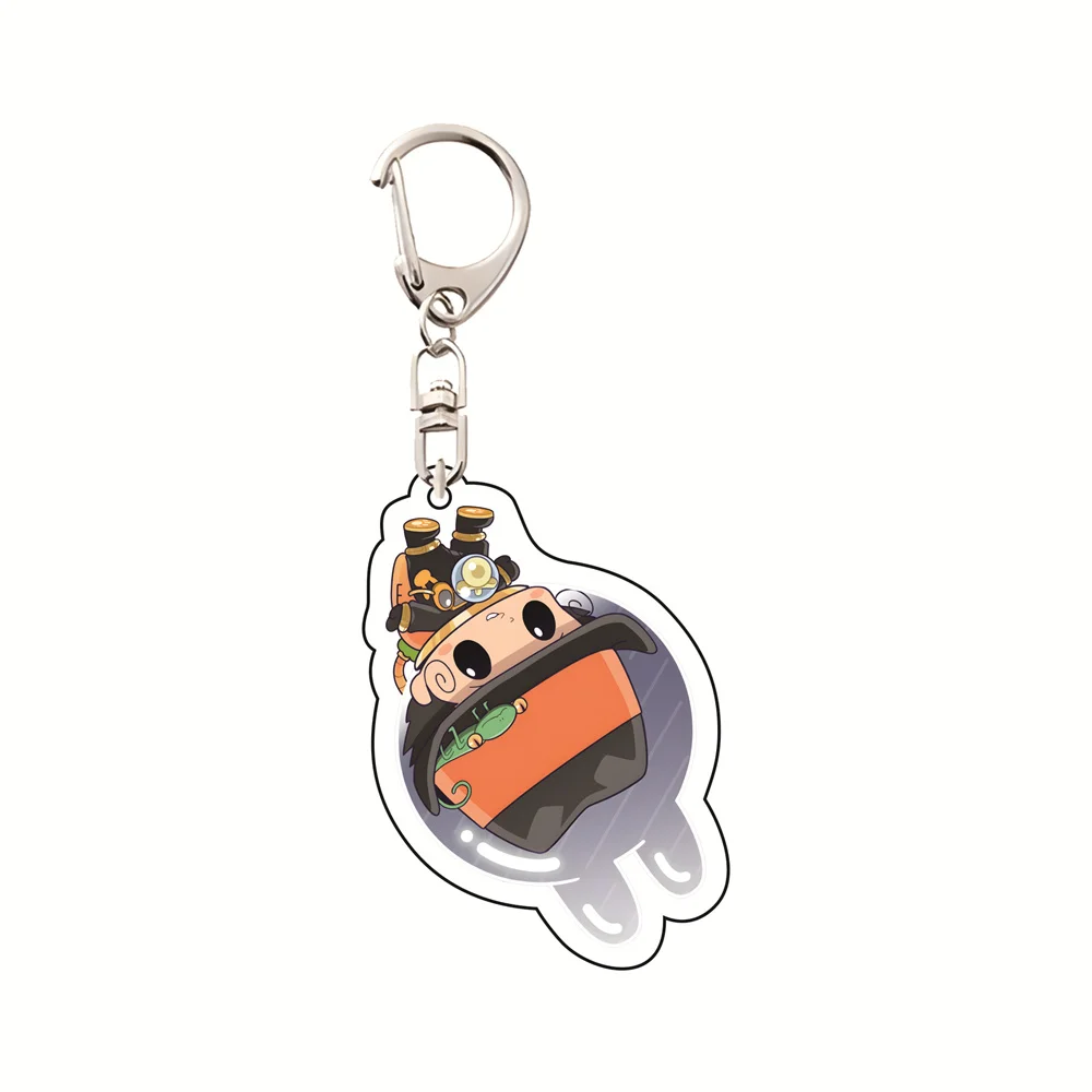 Anime Katekyou Hitman Reborn 6cm Acrylic Keyrings Backpack Decorations Accessories Decor Gifts Exquisite Products