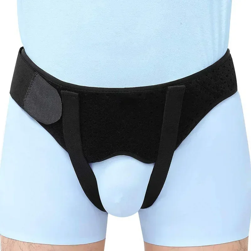 New Hernia Band Truss Suitable for Single/Double or Sports Support Band 2 Removable Compression Pads Comfort Material