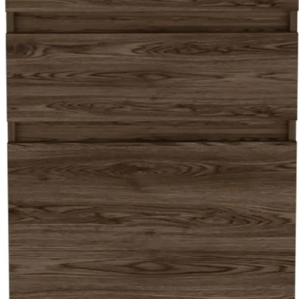 

Kamelot Dark Walnut Dresser Jewelry Organizer Mirror Two Drawers Single Cabinet