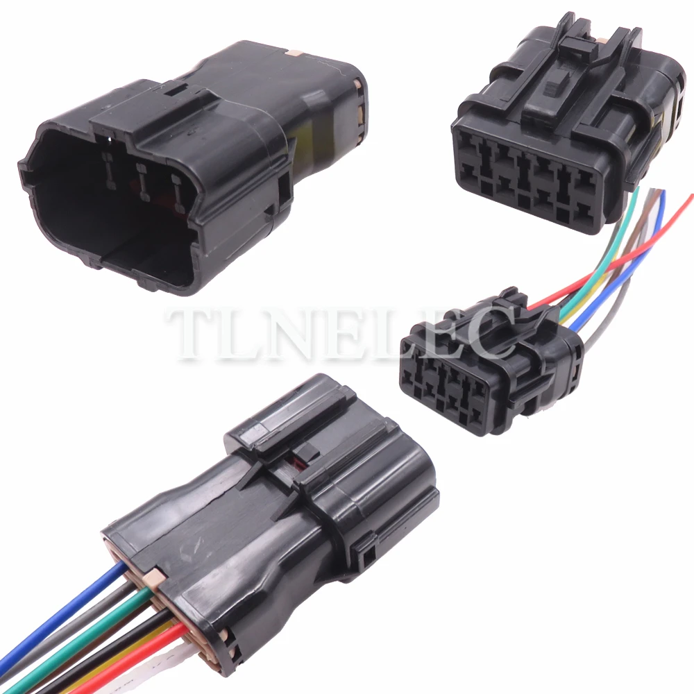 8 Pin Way Auto Wire Cable Connector with Wires Car Oil Pump Sealed Sockets 7123-7484-40 7222-7484-40 MG640341 MG610339