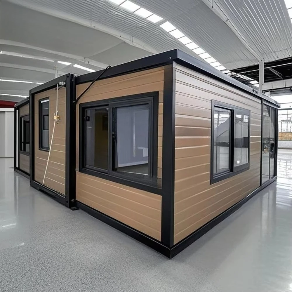 Ready Made Prefab 20Ft 40Ft Expandable Container Home Two Bedroom Prefabricated Price Foldable House Granny Flat