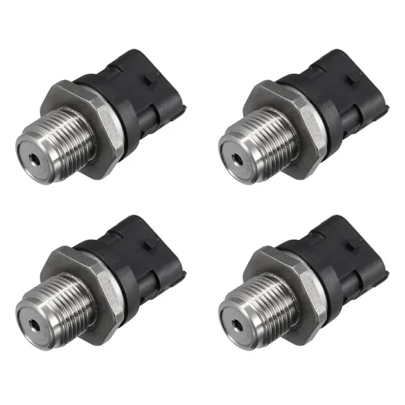 

4X 0281002908 Common Rail Pressure Sensor Fuel Rail Pressure Sensor For Kia -A08Q
