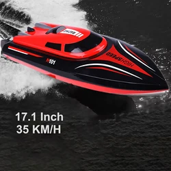 2.4G 4ch telecomando Racing Speed Boat veloce 25 km/H con LED H101 H100 H112 H122 per ragazzi bambini adulti lago piscina