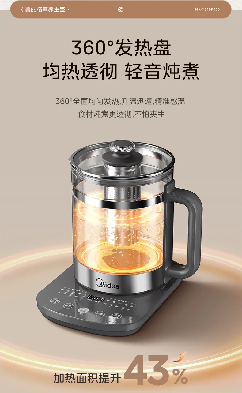 Бытовой электрический чайник 220 В для здоровья, многофункциональный горшок для отвара традиционной китайской медицины