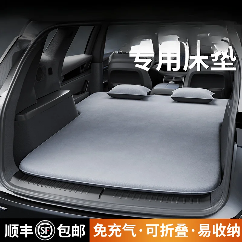 Inflatable Car Trunk Sleeping Mat Rear Single Bed For BYD Yuan Plus Pro Camping Travel