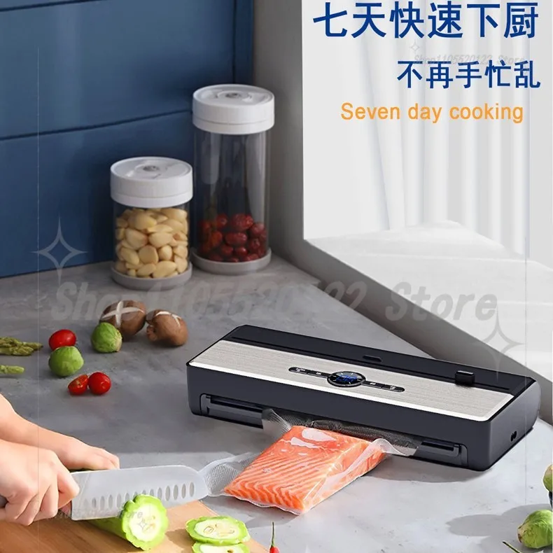 New Wet Dry Automatic Vacuum Sealer Machine, Household Food Plastic Bag Sealer, Versatile Kitchen Sealing Tool