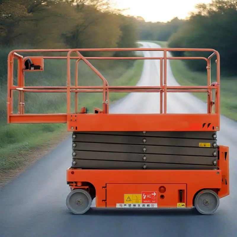 

самоходный гидравлический электрический ножничный подъемник