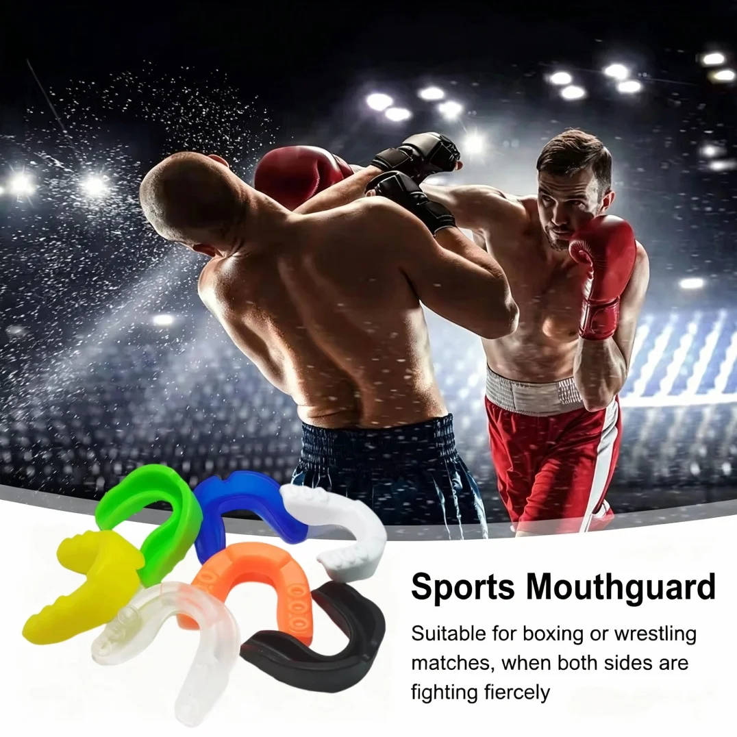 Sports Mouthguard Adult Professional Mouth GuardFighting Training Tooth Protection for Football Wrestling Hockey Lacrosse