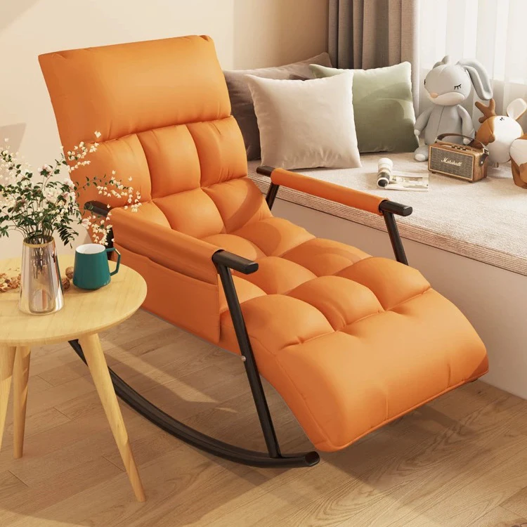 Modern Luxury Living Room Rocking Recliner Chair Lounge Sofa Single Lazy  Relax Frame comfort Adult Bedroom Magical Furniture
