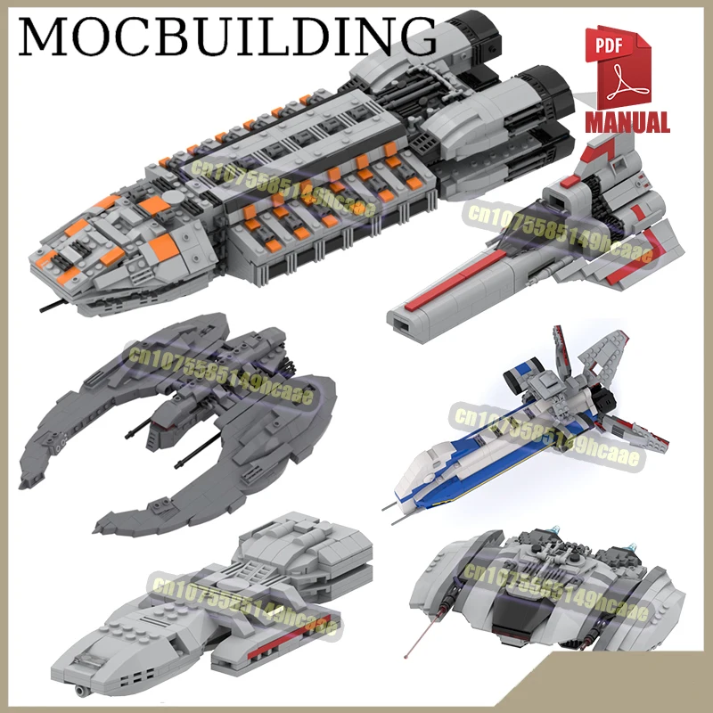 Cylon Raider Blocks Modell Colonial Viper MK1 MOC Bausteine Battlestar Galactica Konstruktionsspielzeug Geschenk