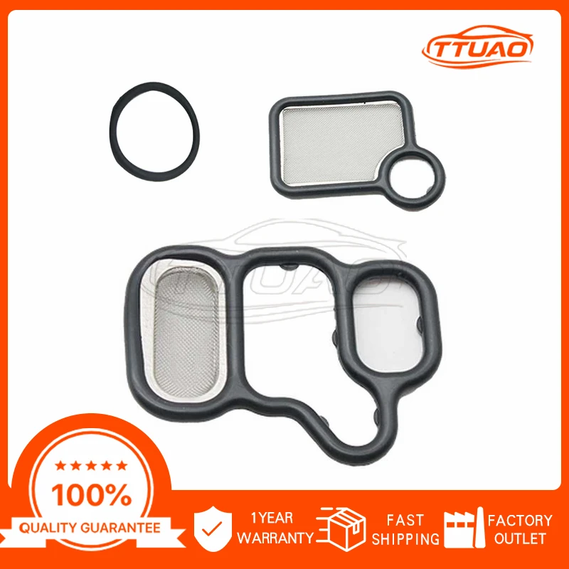 Filtro de válvula de carrete de junta solenoide 1X/2X/3X/10X para Honda Accord RDX CR-V Element 15815-R40-A01 15845-RAA-A01 91319-PAA-A01