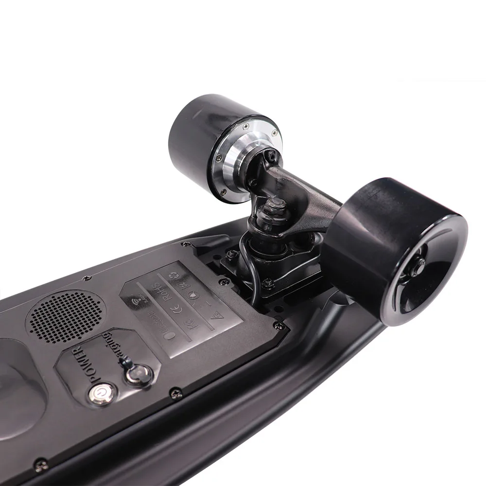 Skateboard Listrik Berkualitas Tinggi dengan Remote, Fishboard Dewasa 40mph, Skateboard Mini Listrik, Skateboard Kayu